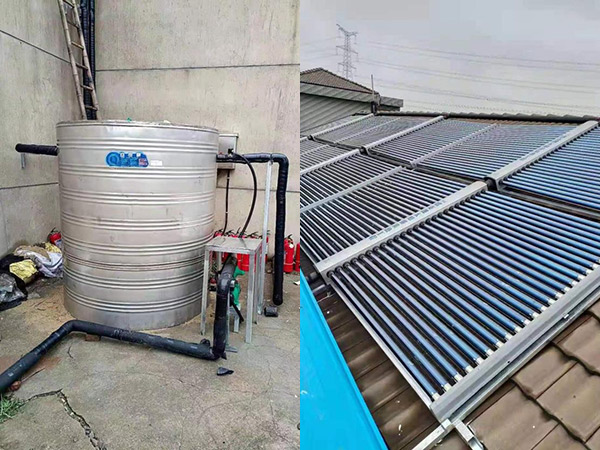 【太阳能热水器】常州员工宿舍太阳能热水改造