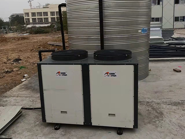 【空气能热水器】安徽阜阳界首工地热水系统