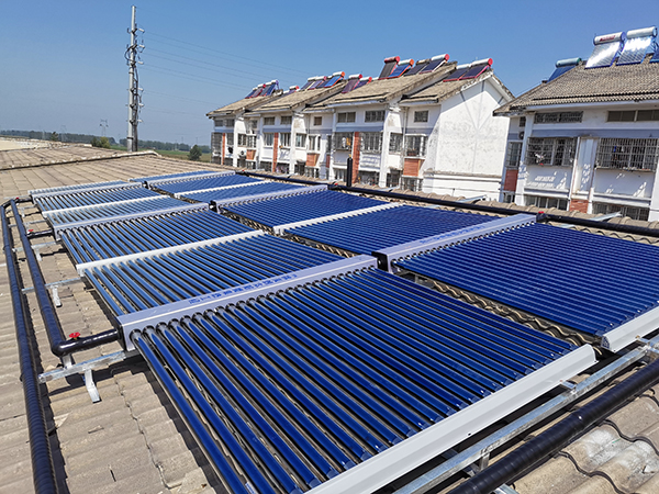 【太阳能热水器】滁州市宾馆热水系统